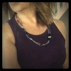 Really nice double strand beaded necklace